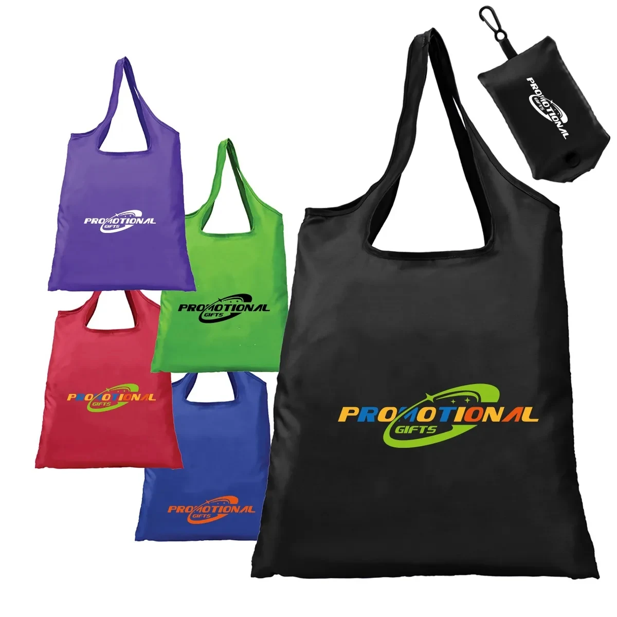 Folding Reusable Grocery Shopping Tote Bag 1