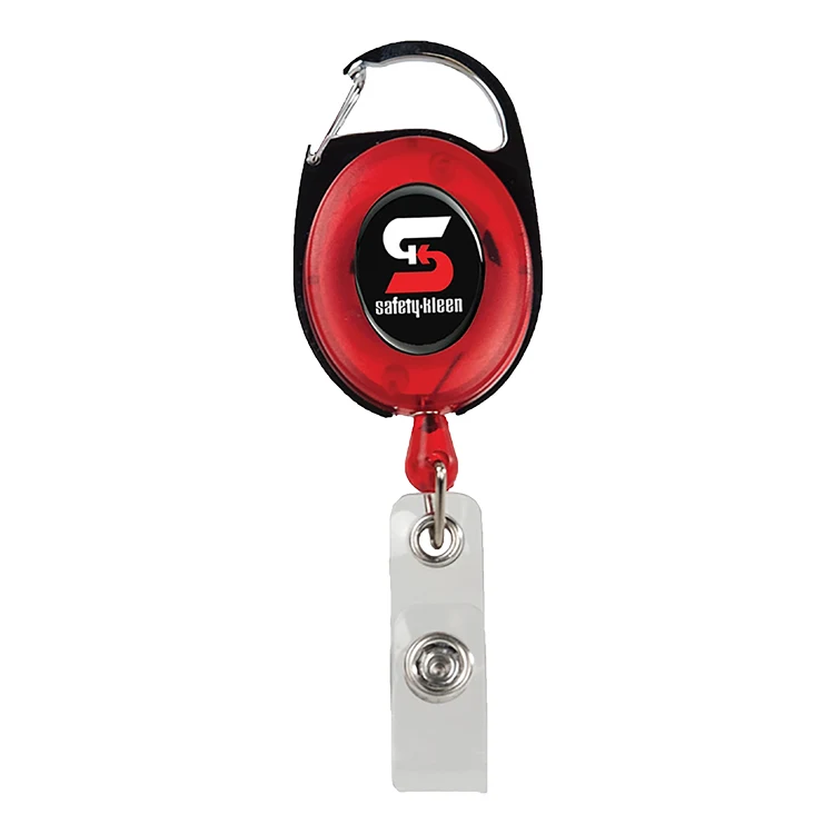 Oval Carabiner Badge Reel 1