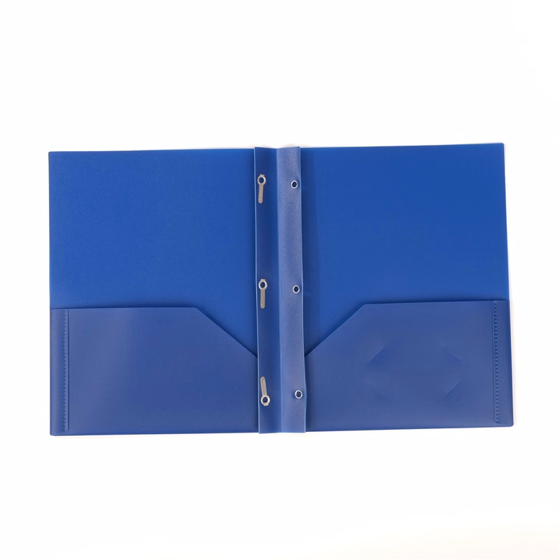 Plastic Folders with 2 Pockets for Letter Size Paper