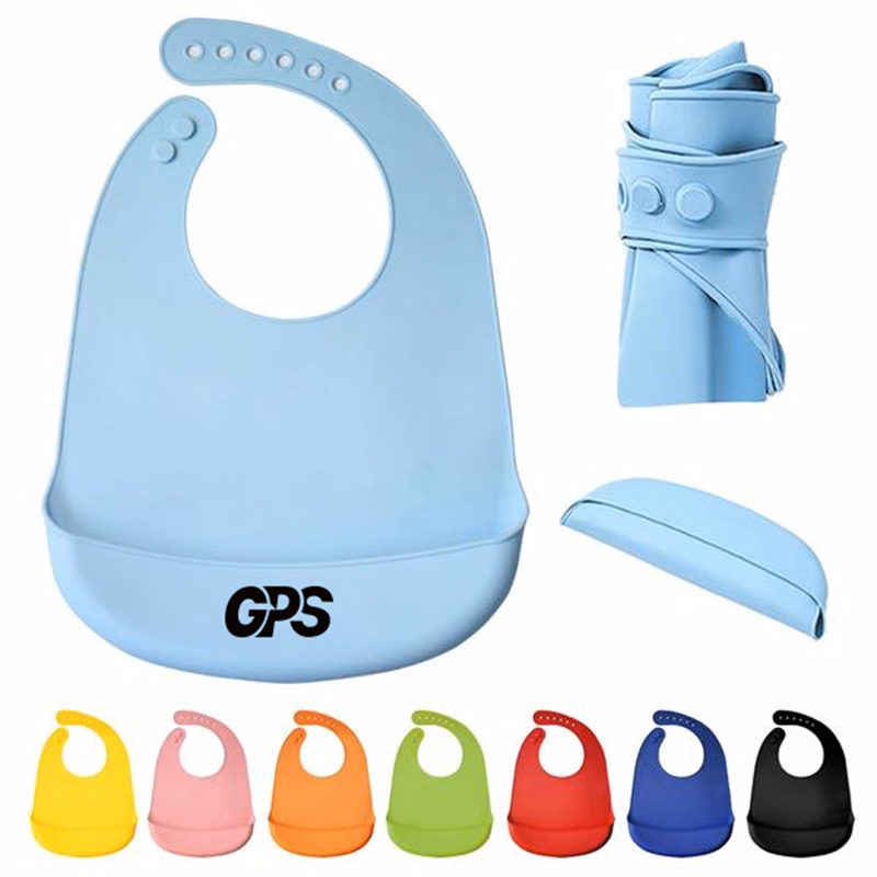 6 Buckles Silicone Baby Bib