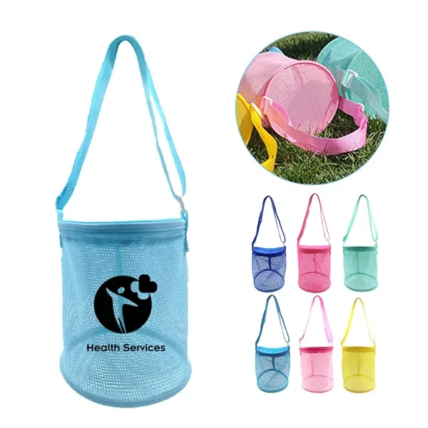 Kids Mesh Beach Bag for Shell Collecting 1