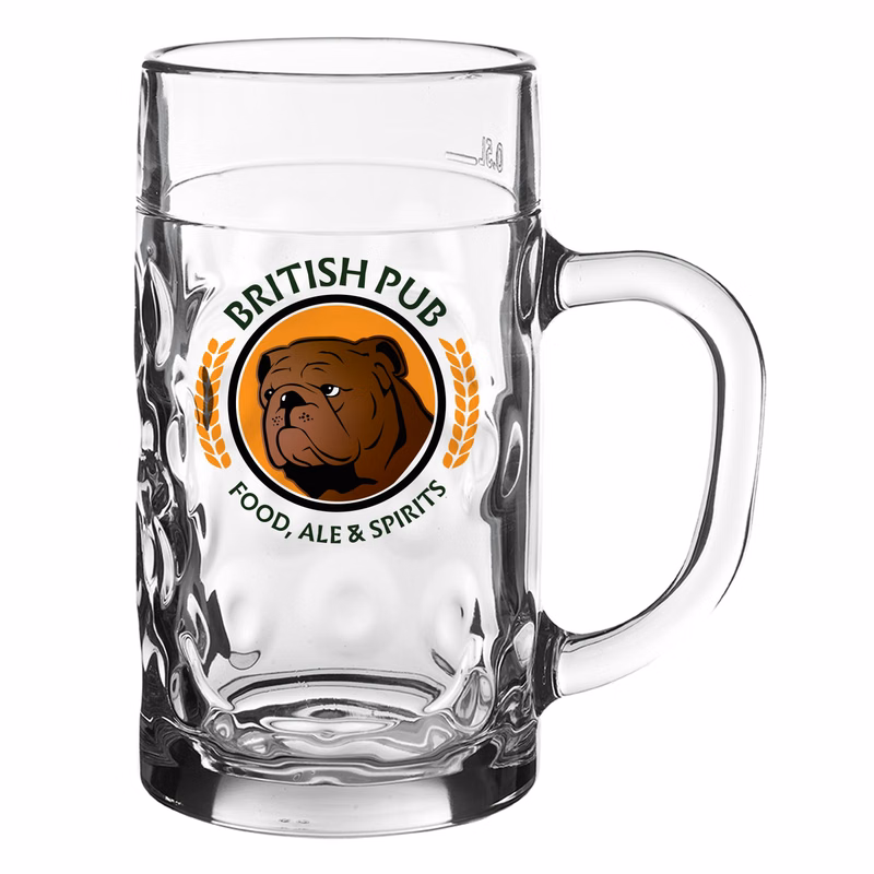 0.5 liter Libbey Munich Beer Stein (Full Color Imprint)