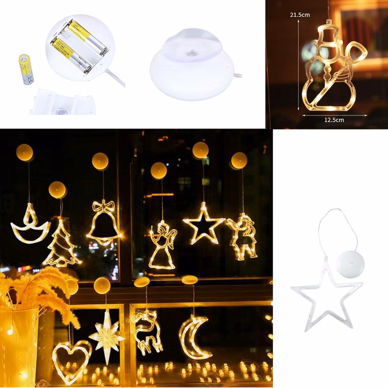 Christmas LED Window Lights With Sucker