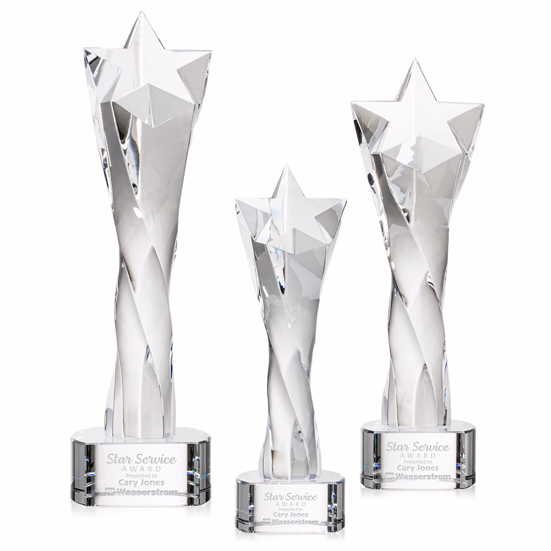 Arlington Star Award on Paragon Base - Clear