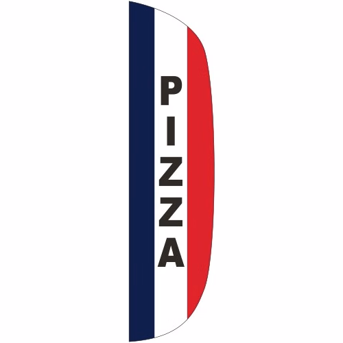 "PIZZA" 3' x 12' Message Flutter Flag