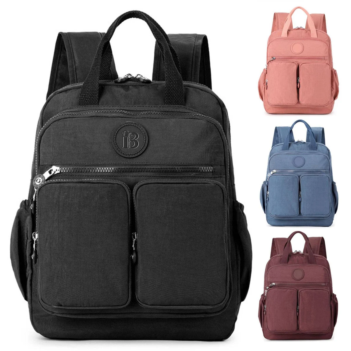 Large Capacity Multi Pocket Oxford Backpack 1