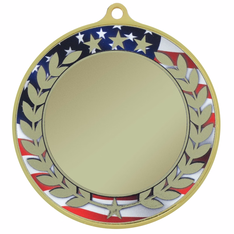 Patriotic Simucast Medallion (2-1/8")