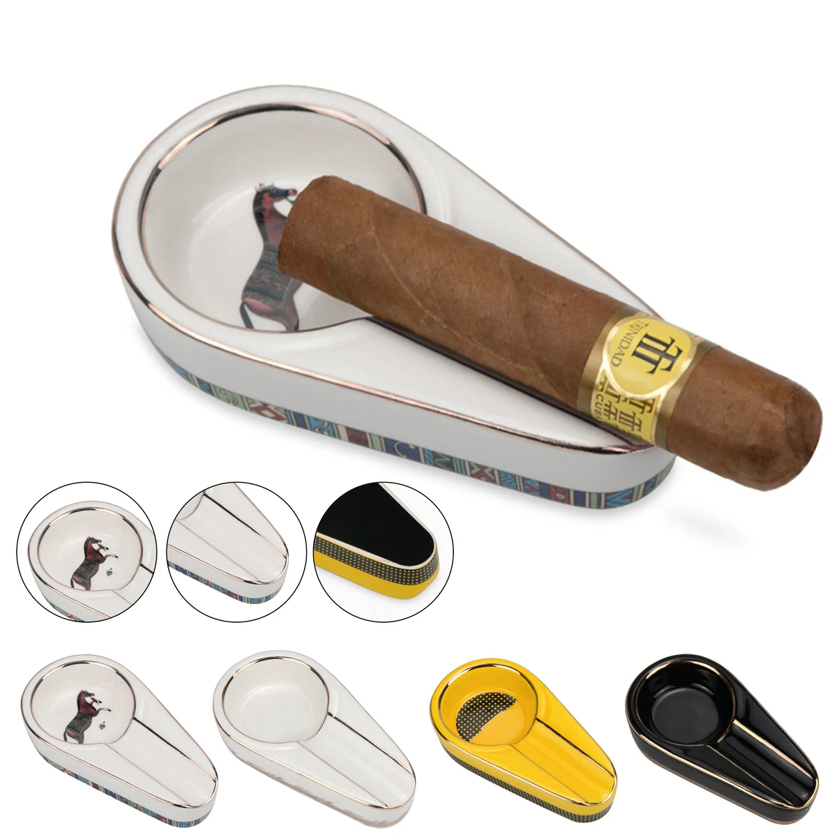 Mini Ceramic Ashtray 1
