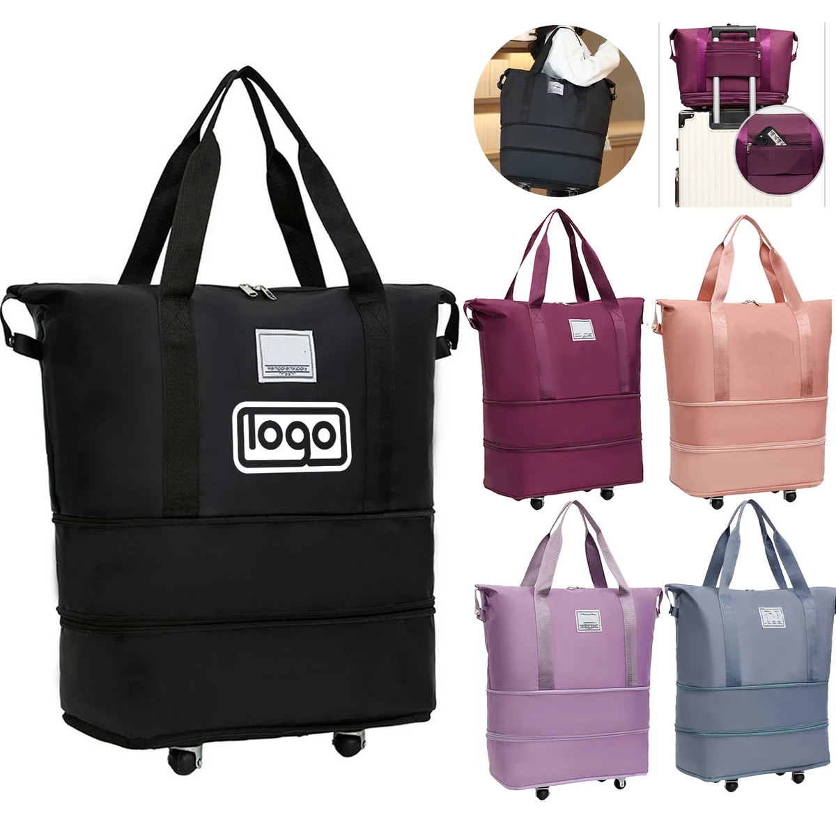 Double-Layer Expandable Travel Bag 1