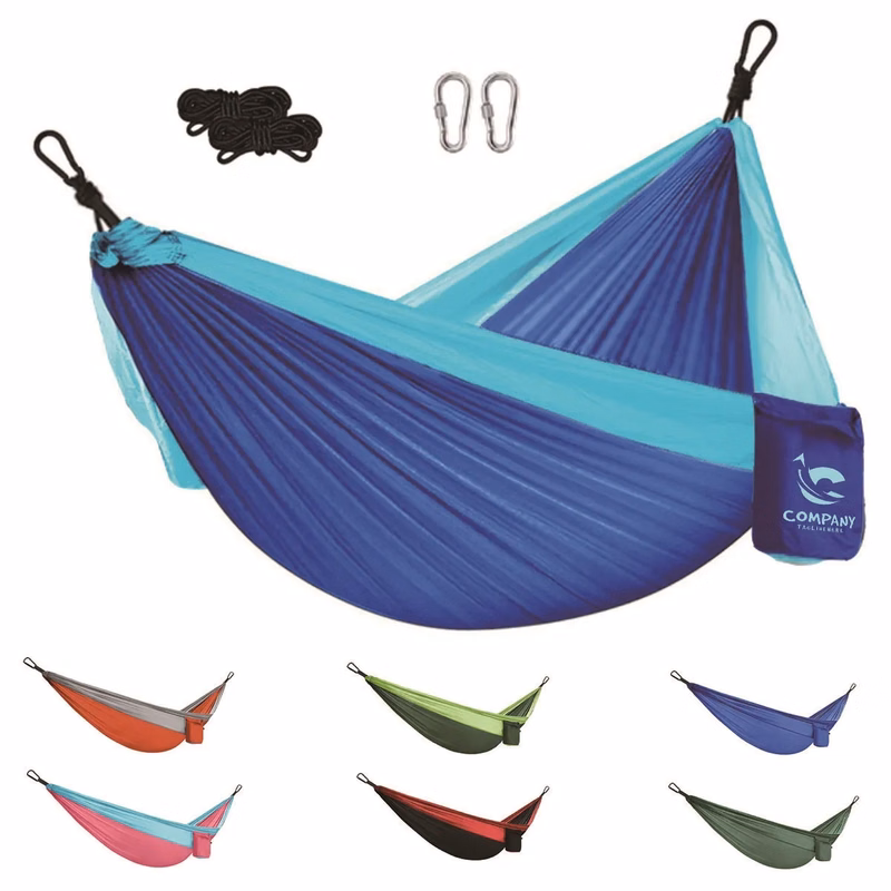 Portable Camping Hammock with Tree Straps and Carry Bag