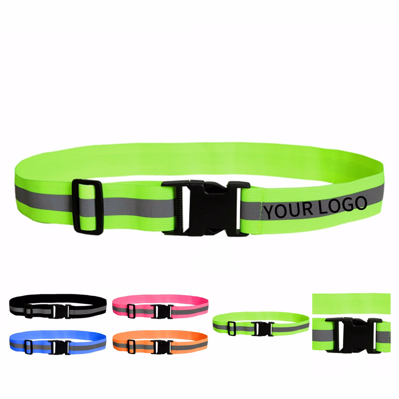 Elastic Reflective Safety Vest Belt 47" Length