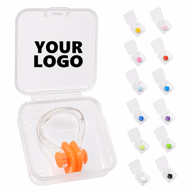 TPE Swim Nose Clip With Storage Case