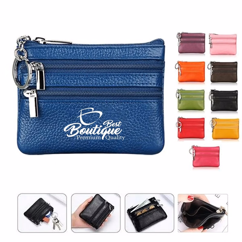 Unisex Universal Credit Card Change Wallet With Keychain