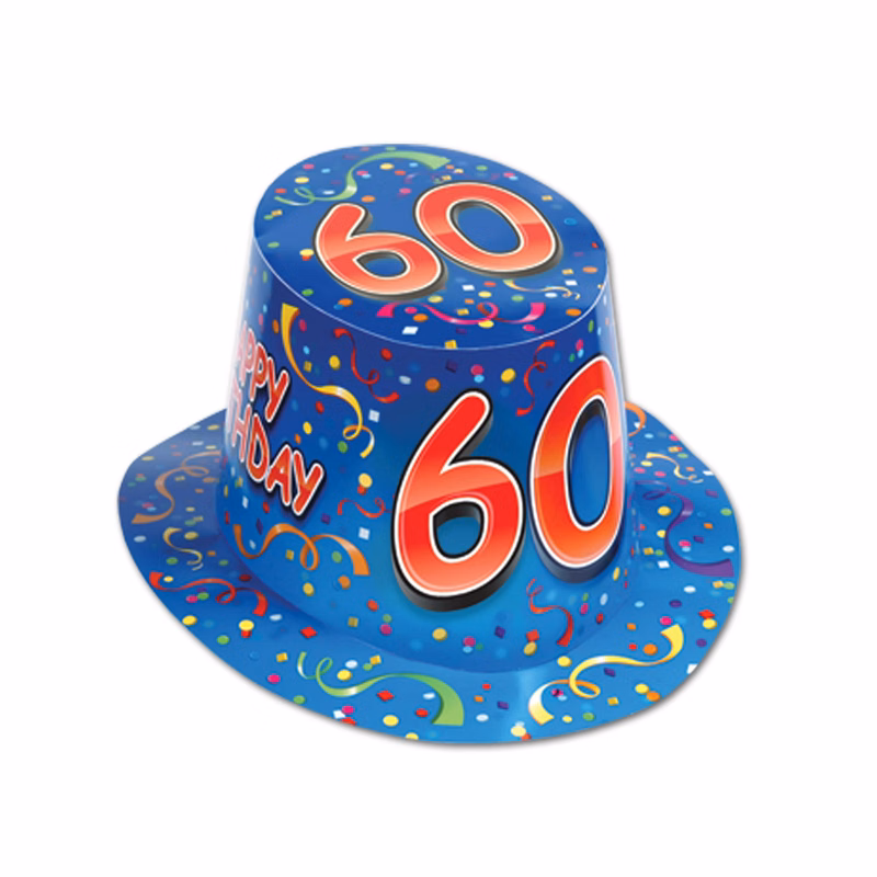 Happy "60" Birthday Hi-Hat