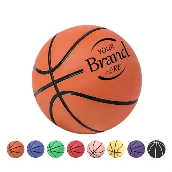 Custom 2 inch Mini Basketball Stress Relief Toy — Promotional Sensory Ball 1