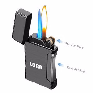 Electronic Dual Functions Jet Fire And Flame Lighter
