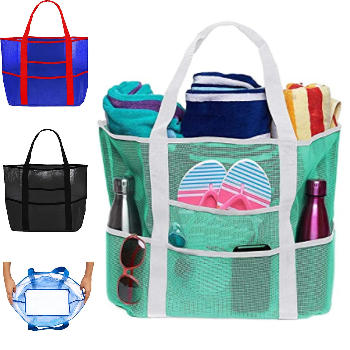 PVC Mesh Beach Bag 1