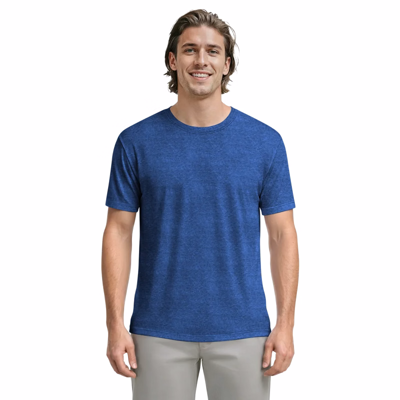 Adult Short-Sleeve Crew Neck Triblend T-Shirt