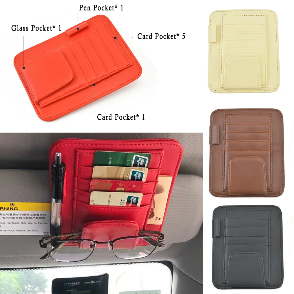 Visor Card Holder for Car 1