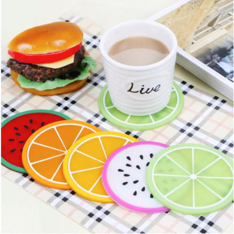 PVC Custom Cup Pad - 3.5" D