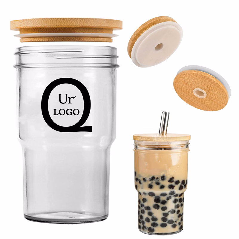 24Oz Mason Jar Drinking Glasses