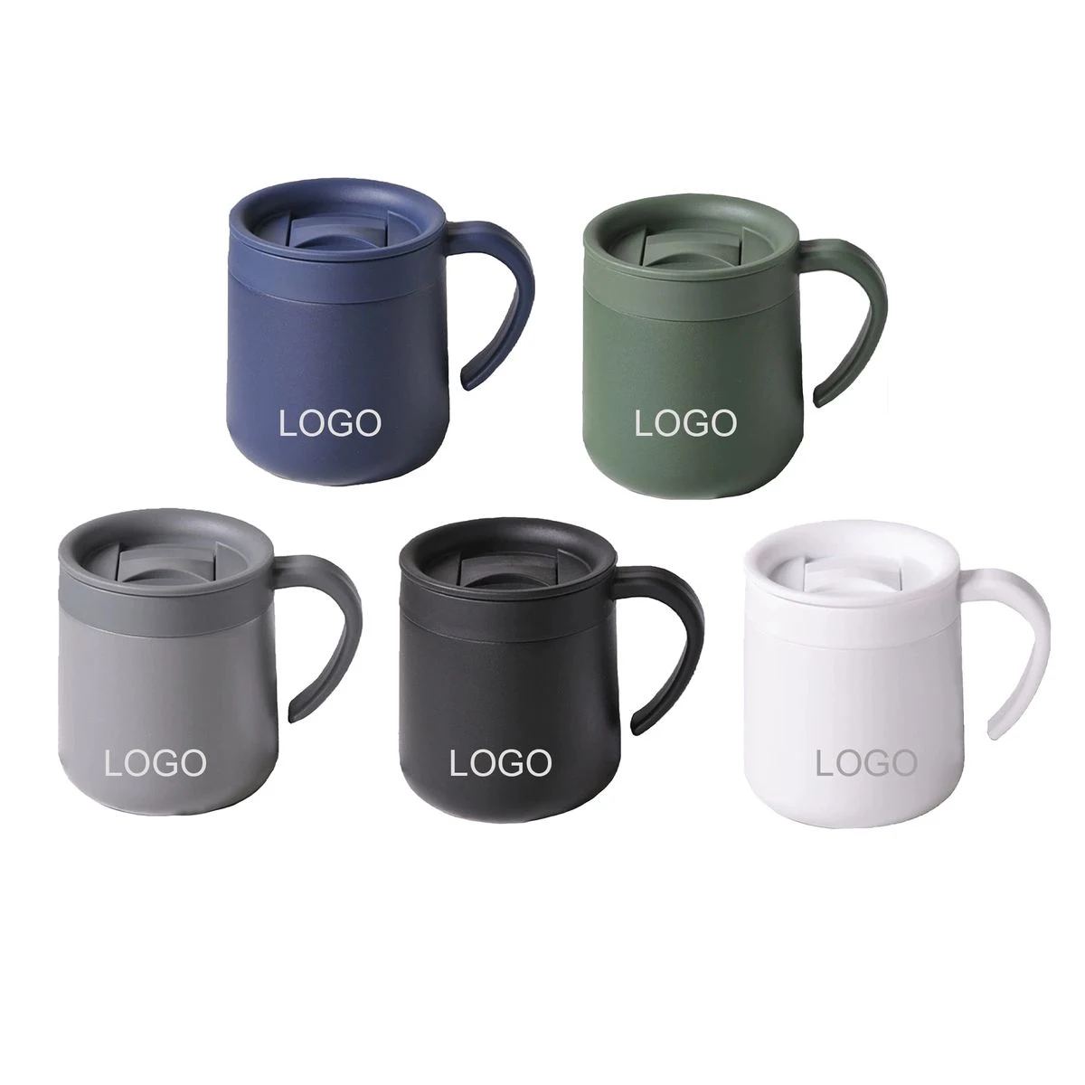 Stainless Steel Insulated Coffee
Mug with Handle 1
