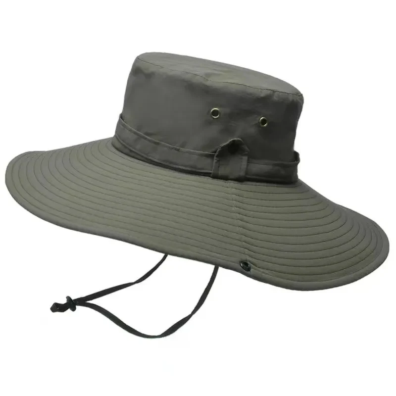 Summer Big Brim Cowboy Style Hiking Hat 1