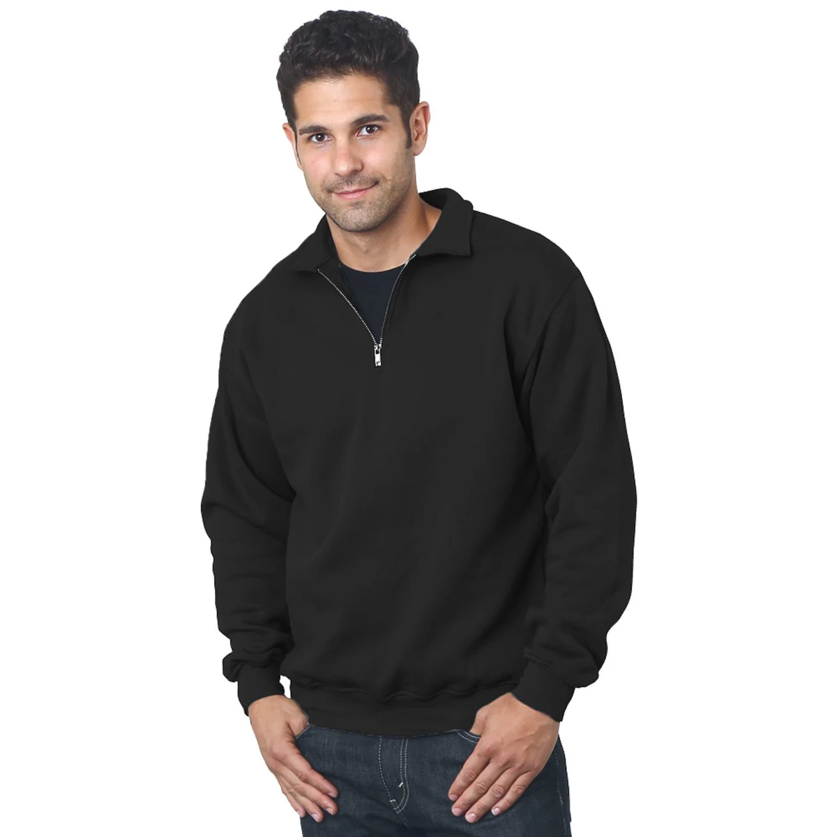 Made in USA Unisex Pre-Shrunk Quarter Zip Fleece 1