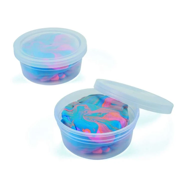 Mutli-Colored Fluff Dough Tubs 1