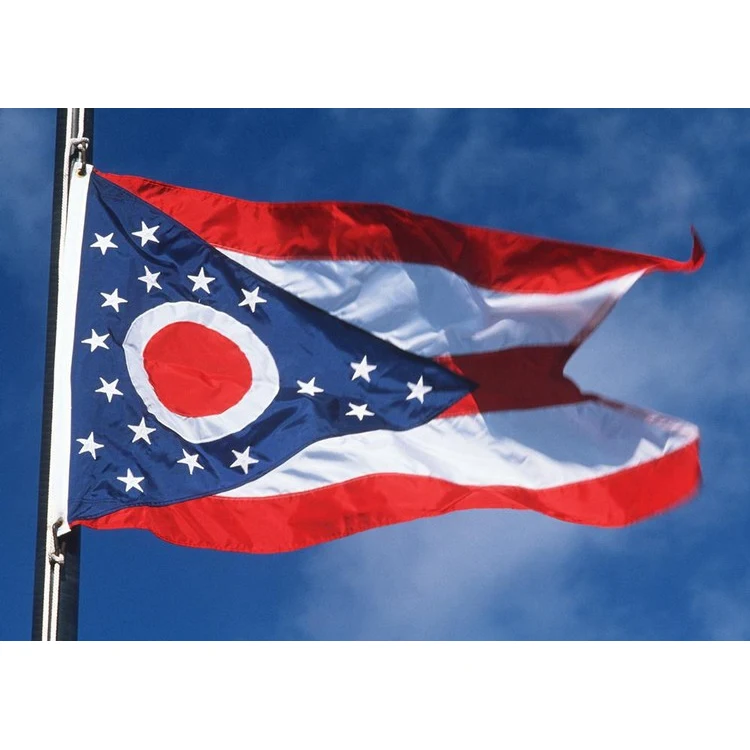 Ohio State Flag - 5' x 8' - Polyester 1