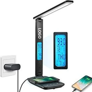Dimmable Led Desk Lamp With Lcd And Usb Charging 1