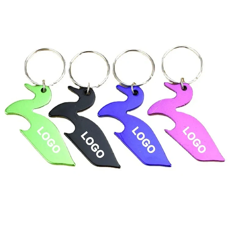 Duck Aluminum Bottle Opener Key Chain 1