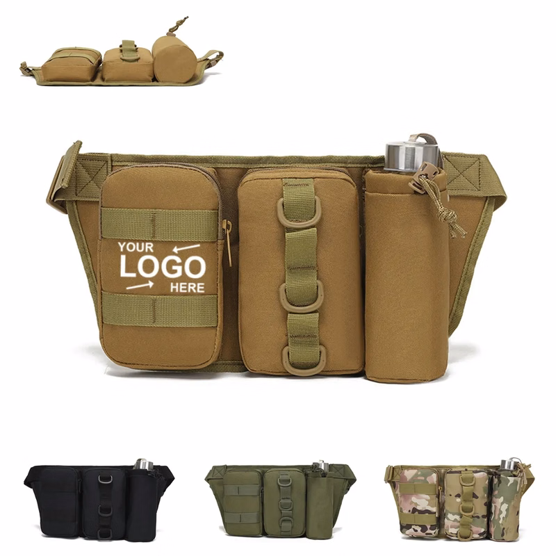 Tactical Waist Pack With Bottle Holder