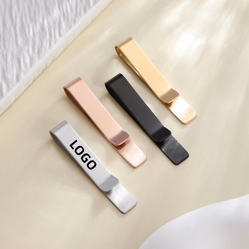 Men's stainless steel tie clip