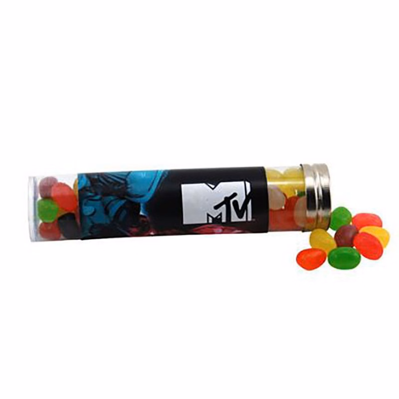 Large 6" Candy Tube with Assorted Jelly Beans