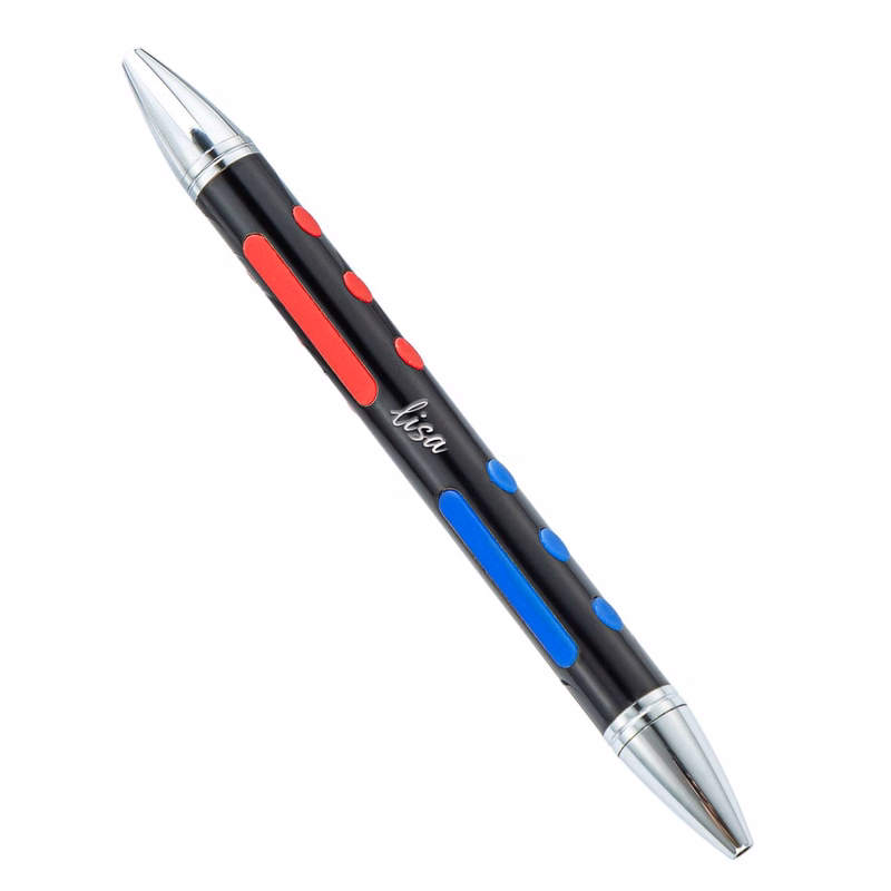 Metal Double-Ended Rotating Ballpoint Pen