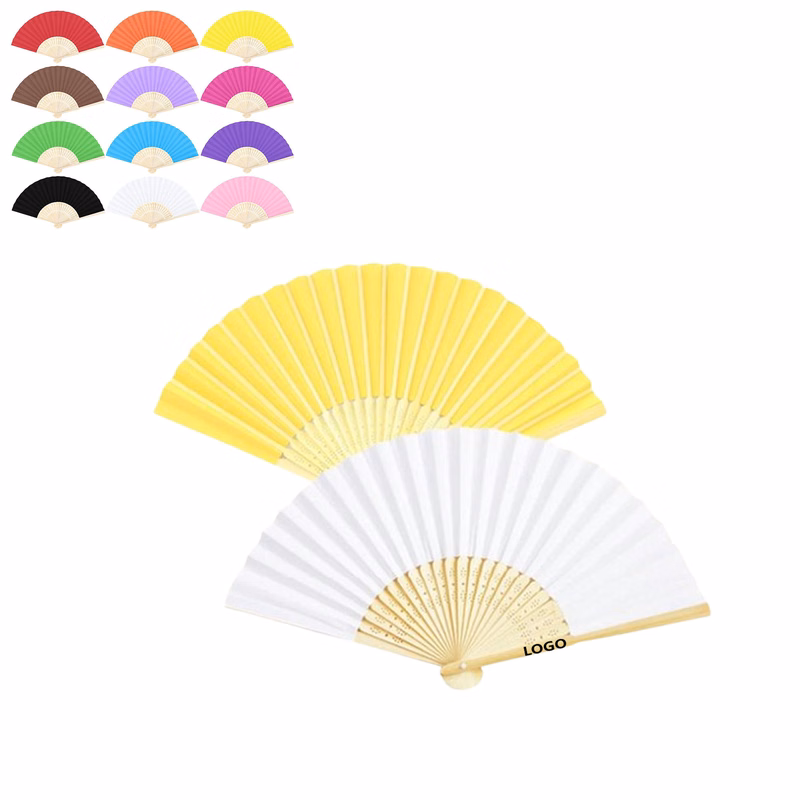 DIY Custom Folding Single-Sided Bamboo Fan