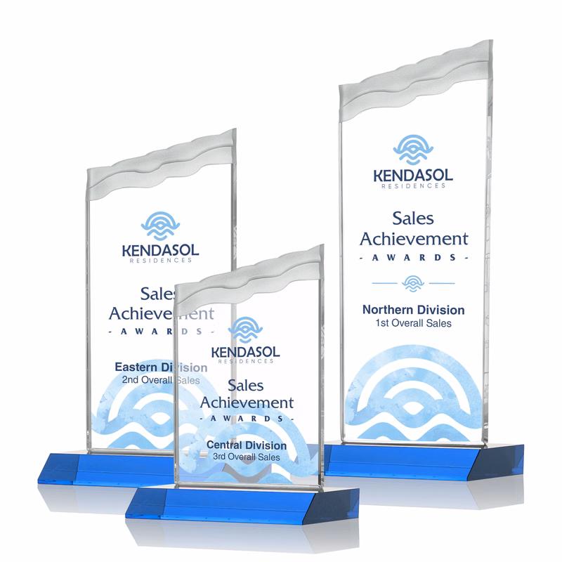 Oakwood VividPrint™ Award - Sky Blue