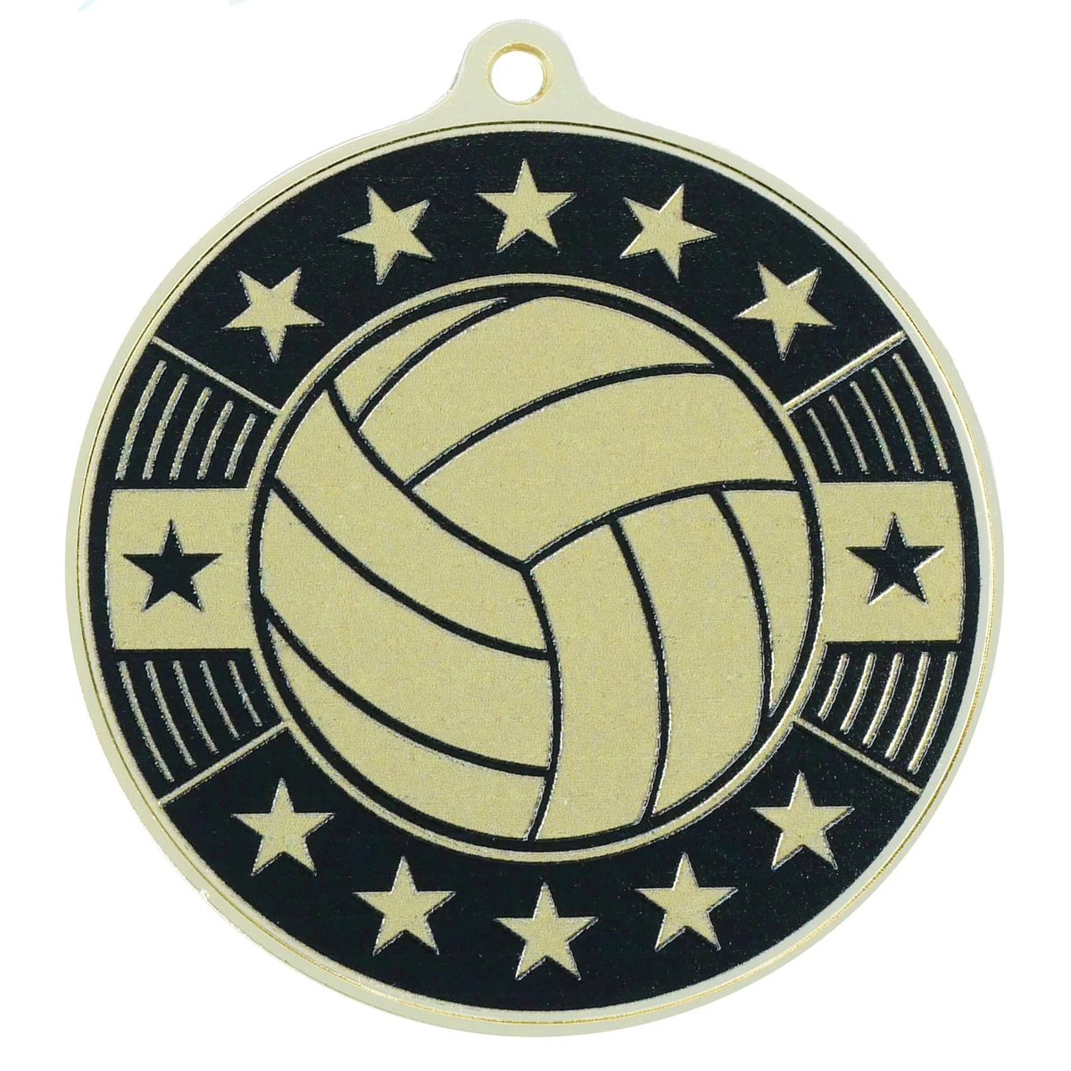 Volleyball Simucast Medallion (2-1/8") 1