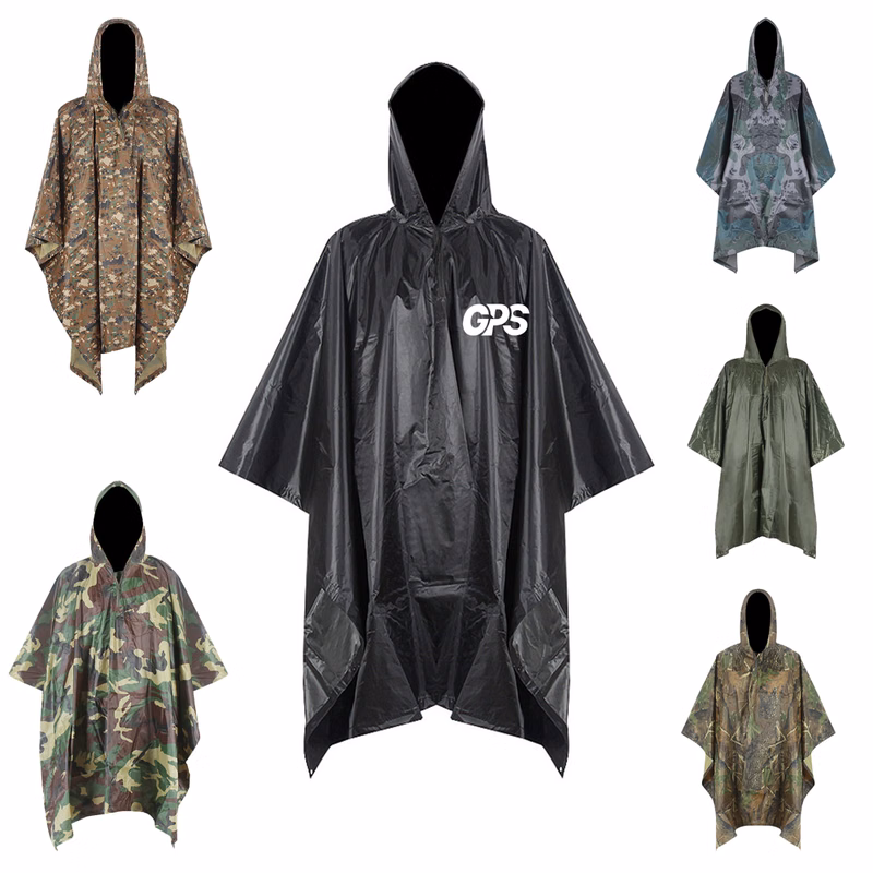 Multifunctional Rain Poncho for Adult