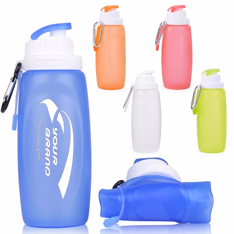 Collapsible Silicone Leakproof Portable Water Bottle