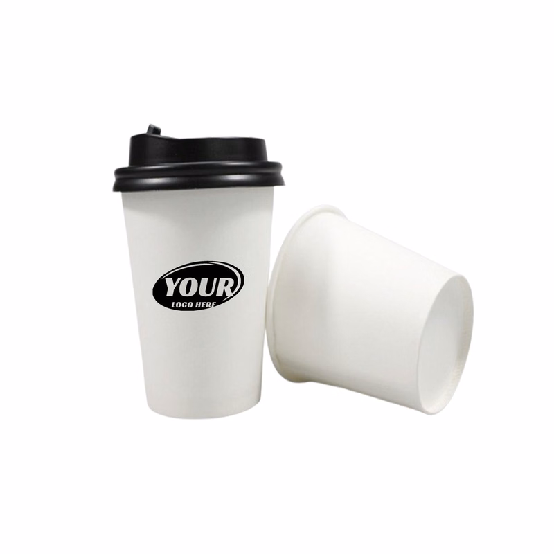 12 oz Coffee Paper Hot/Cold Cup With Lid