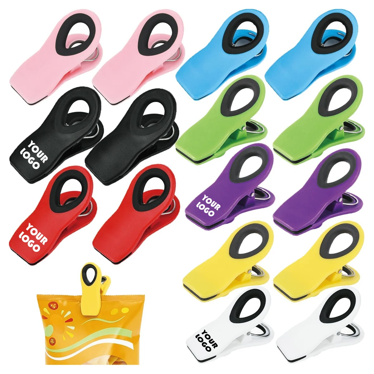 Plastic Refrigerator Sealing Magnet Clip 1