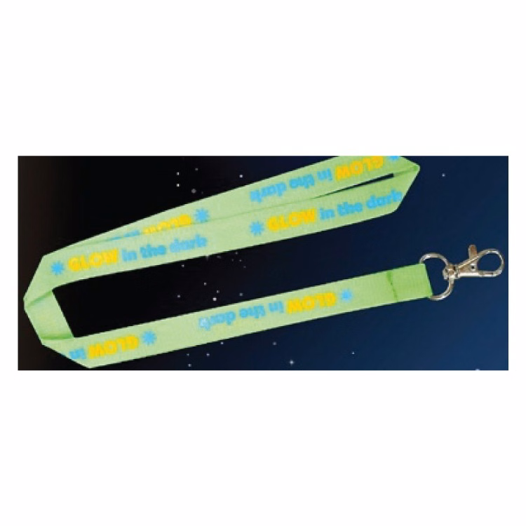 1/2" Glow In The Dark Lanyard