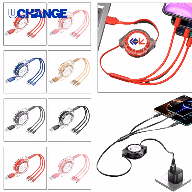 Retractable Multi Charging Cable