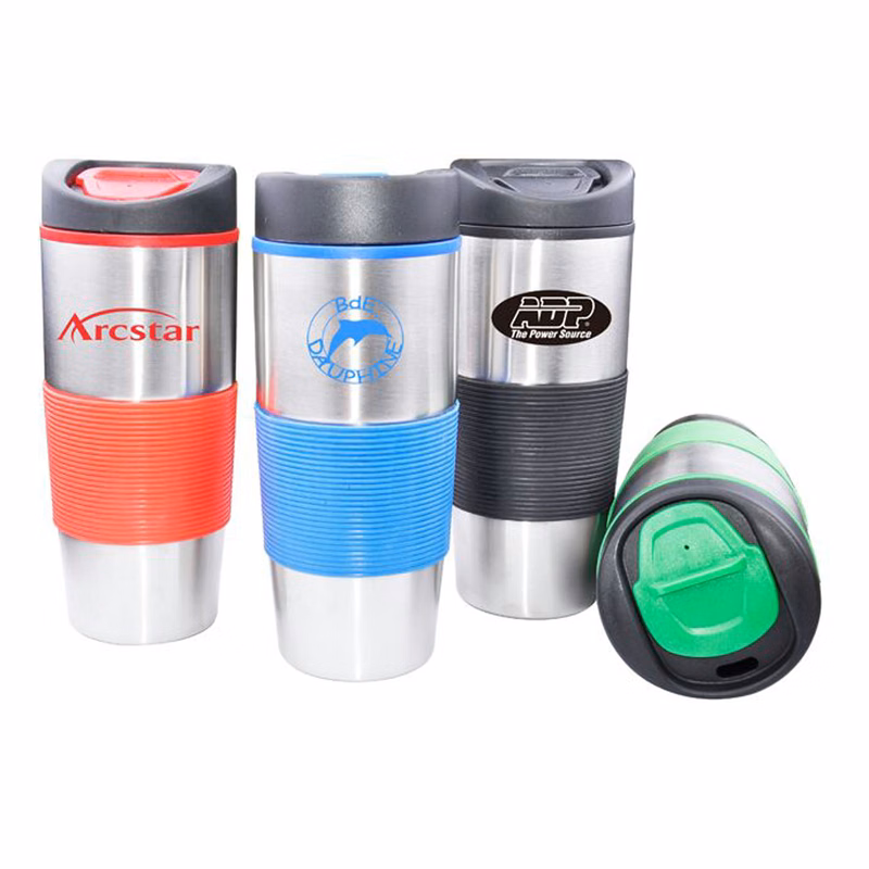 16oz Mighty Grip Stainless Steel Tumbler