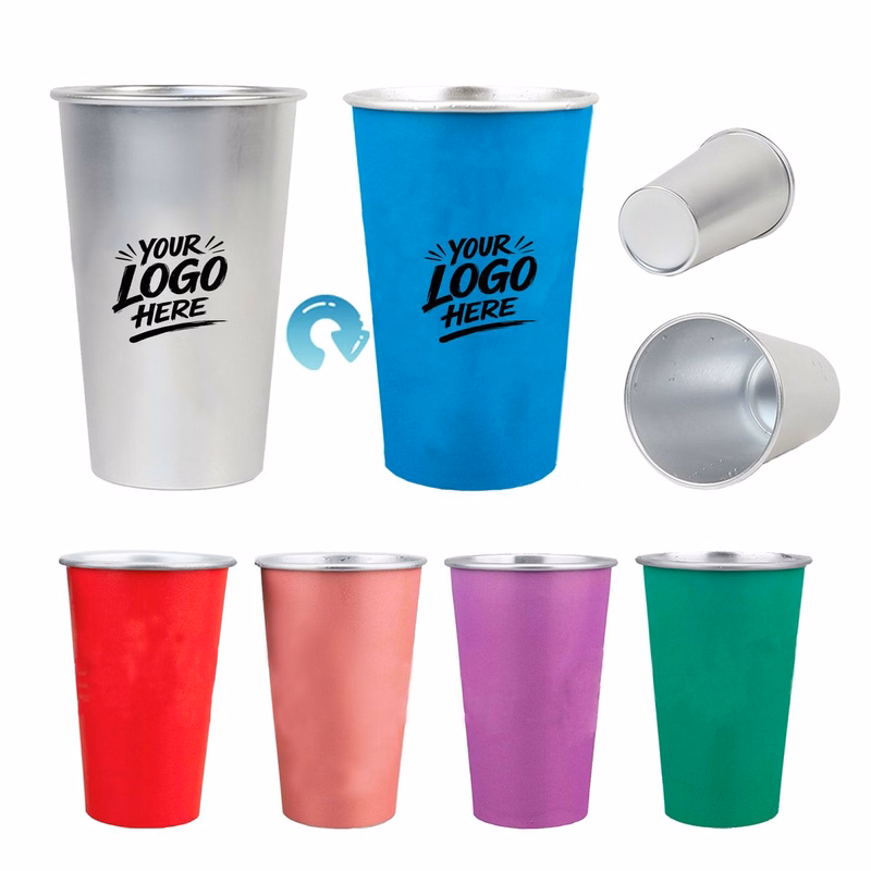 16oz Color Changing Aluminum Party Cup Reusable