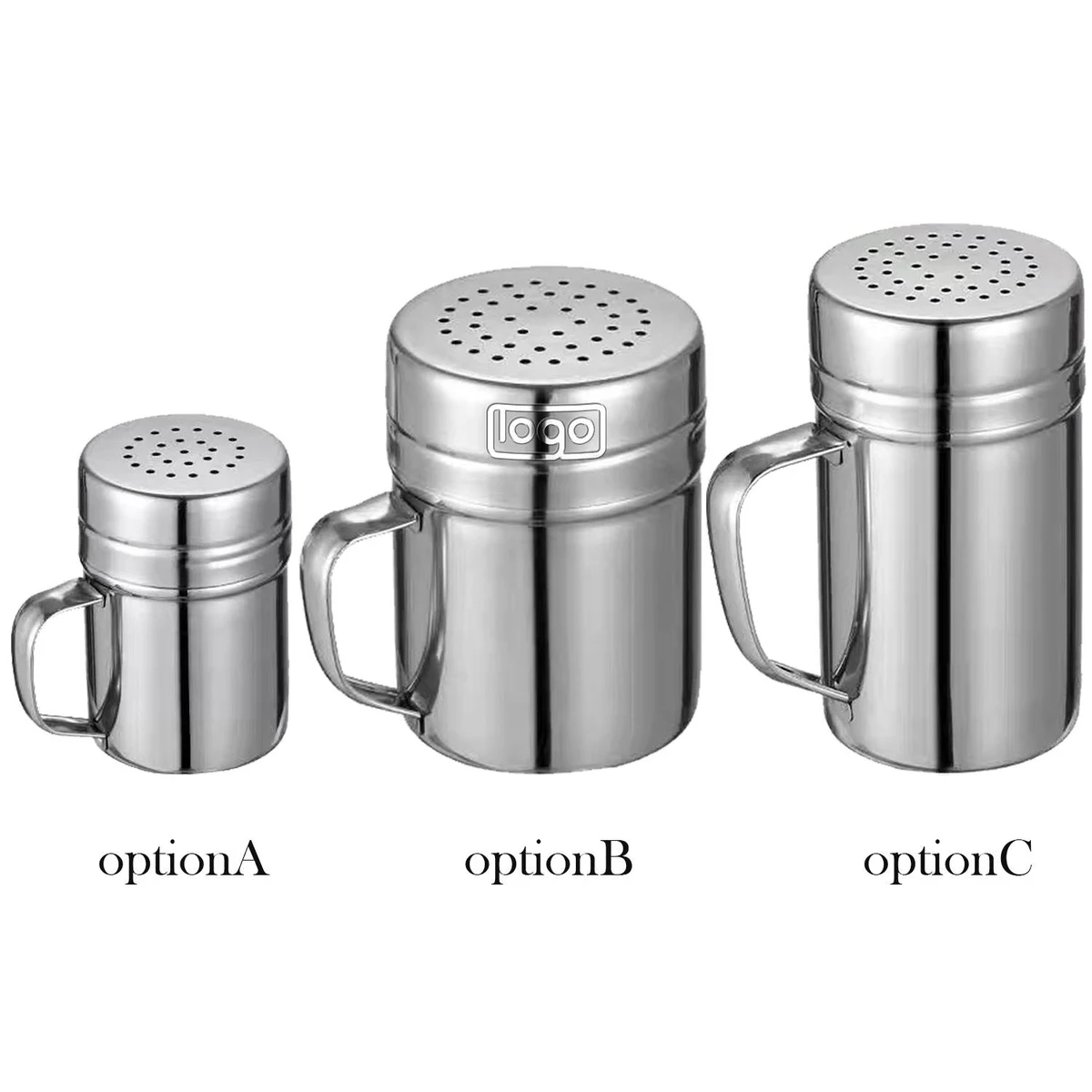 Kitchen Stainless Steel Spice Pepper Shaker 1