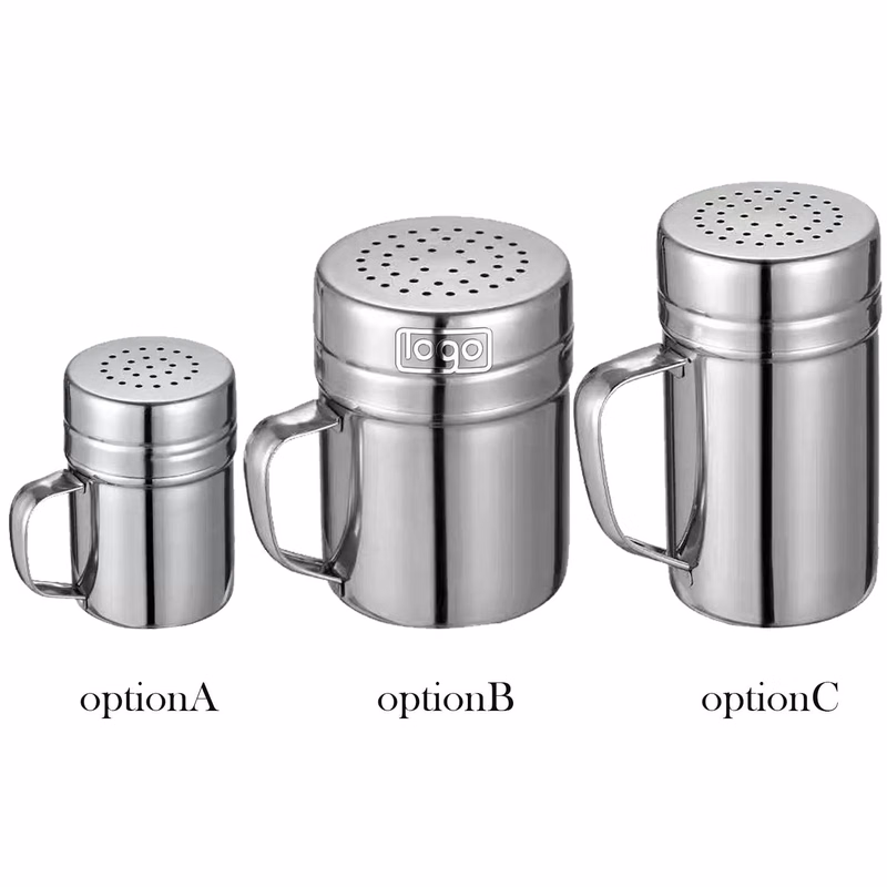 Kitchen Stainless Steel Spice Pepper Shaker
