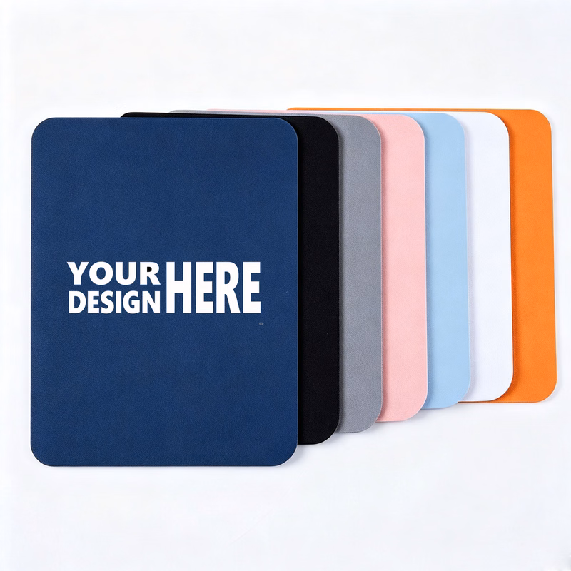 Custom PU Mouse Mat with Logo for Home Study & Work